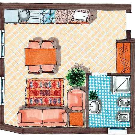 Ξενοδοχείο με διαμερίσματα Ca D'oro 3*